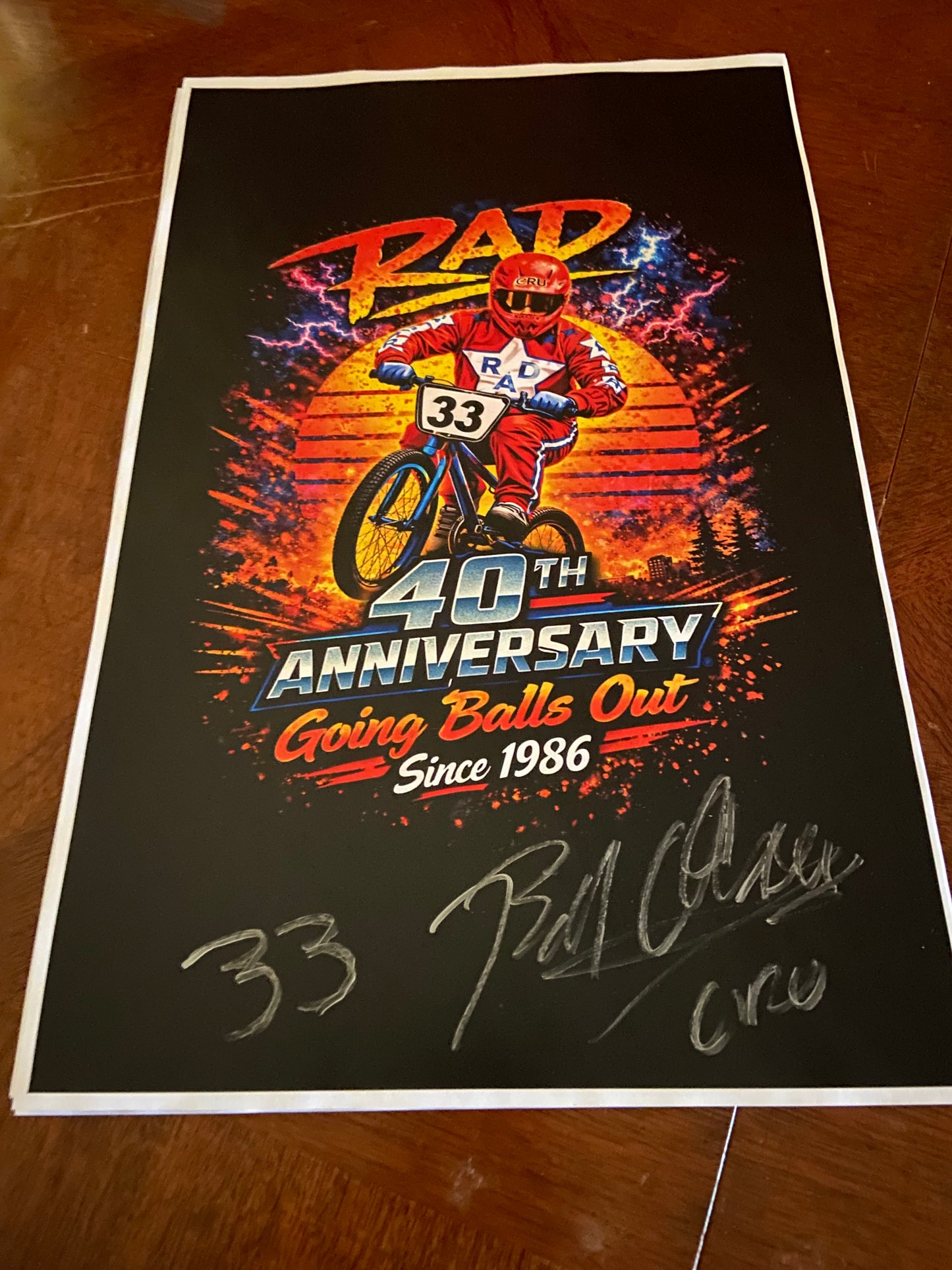 Signed Anniversary Poster