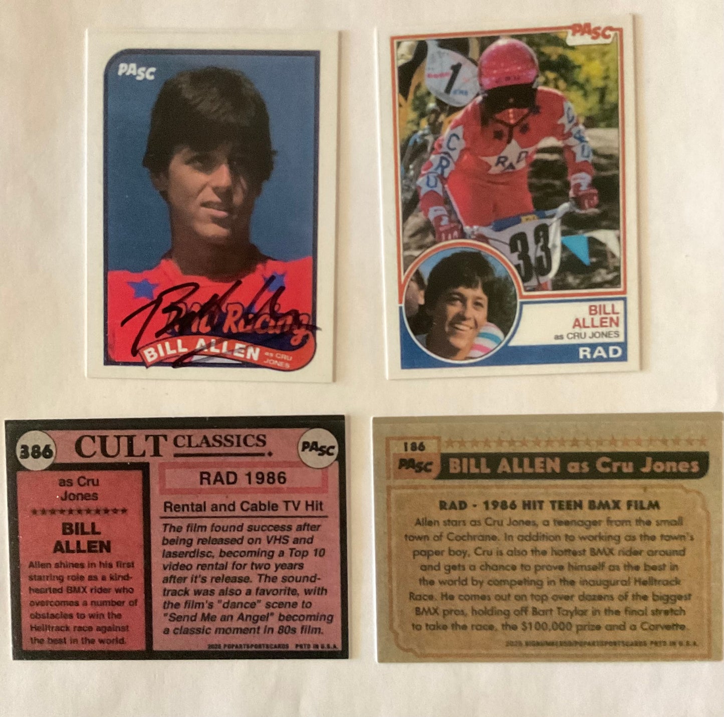 Autographed Cru Jones Trading Cards